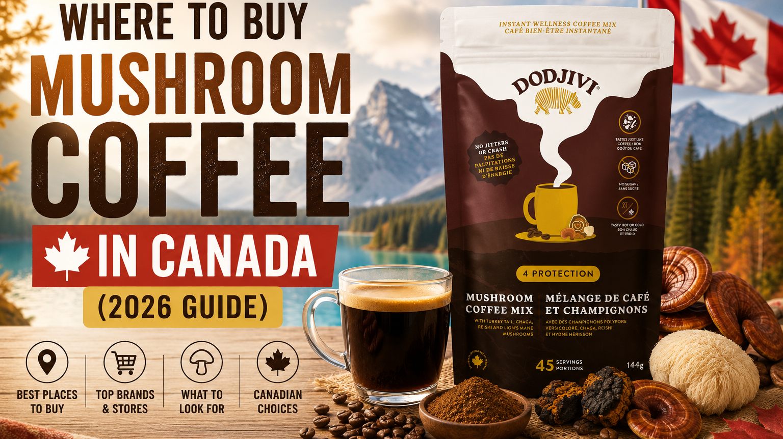Where to Buy Mushroom Coffee in Canada (2026 Guide)
