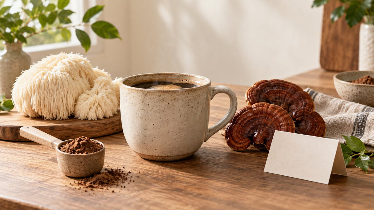 Mushroom coffee ingredients for a side effects and safety guide
