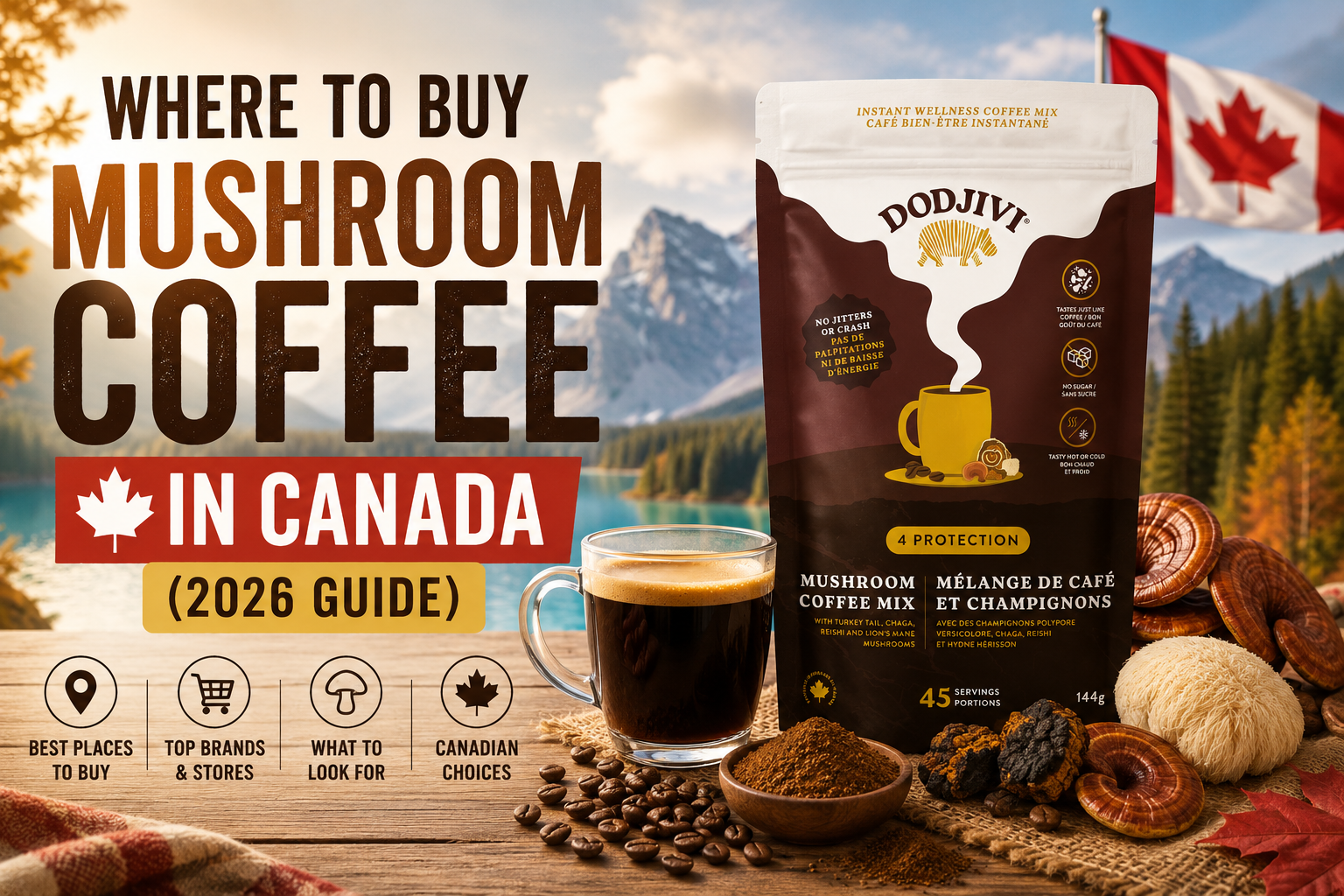 Where to Buy Mushroom Coffee in Canada (2026 Guide)