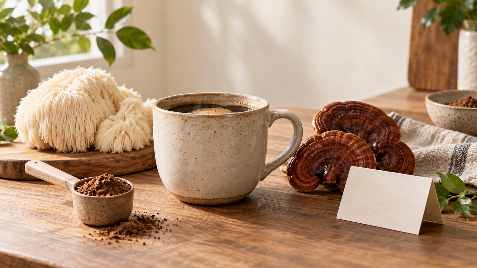 Mushroom coffee ingredients for a side effects and safety guide